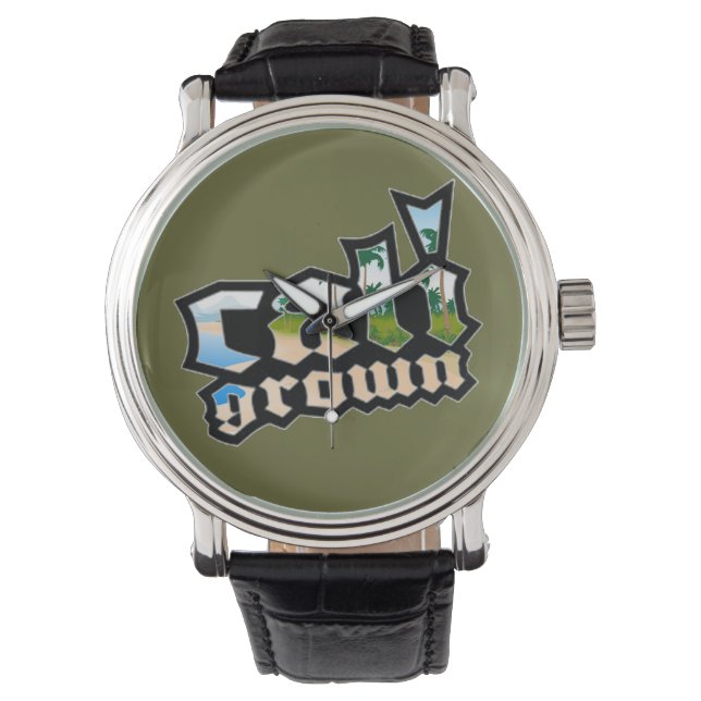 Cali Grown Watch Armbanduhr (Vorderseite)