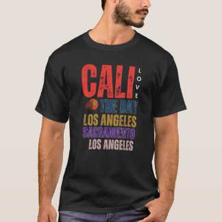 Cali Liebe Basketballmannschaften T-Shirt