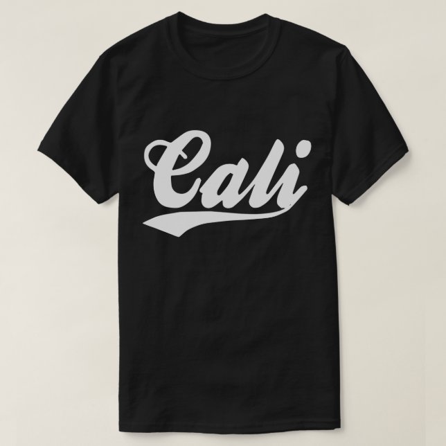CALI LOGO IM WEISS T-Shirt (Design vorne)