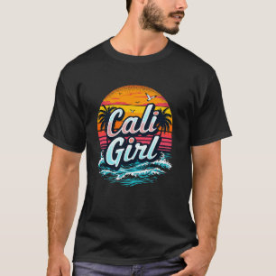 Cali Mädchen Kalifornien Stylische Sommer Vibes Gr T-Shirt
