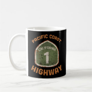 Cali Pacific Coast Highway 1 Kalifornien Kaffeetasse