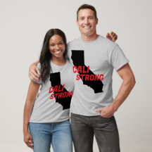 CALI STRONG Red Blk CA Kontur Herz