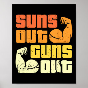 Cali Style Bodybuilding Sonne raus, Kanonen raus B Poster