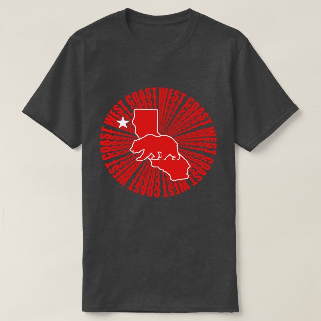 Cali-West-Liebe T-Shirt (Design vorne)