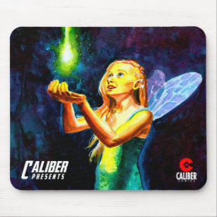 Caliber Presents fairy design with text mouse pad Mousepad