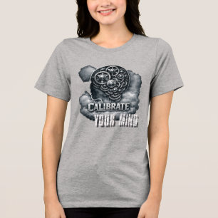 CalibrateMind Kapuzenpullover Tri-Blend-Shirt Tri-Blend Shirt