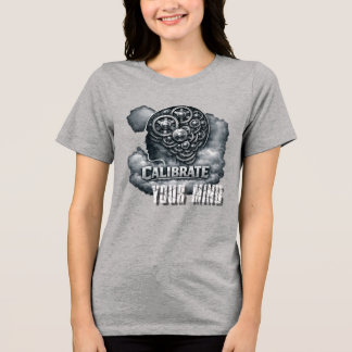 CalibrateMind Kapuzenpullover Tri-Blend-Shirt Tri-Blend Shirt