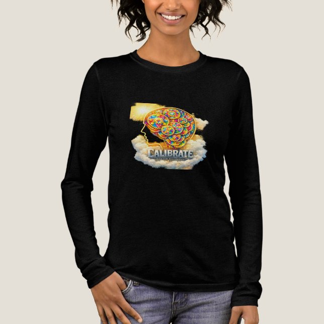 CalibrateMind Kapuzenpullover Tri-Blend-Shirt Tri-Blend Shirt (Vorderseite)