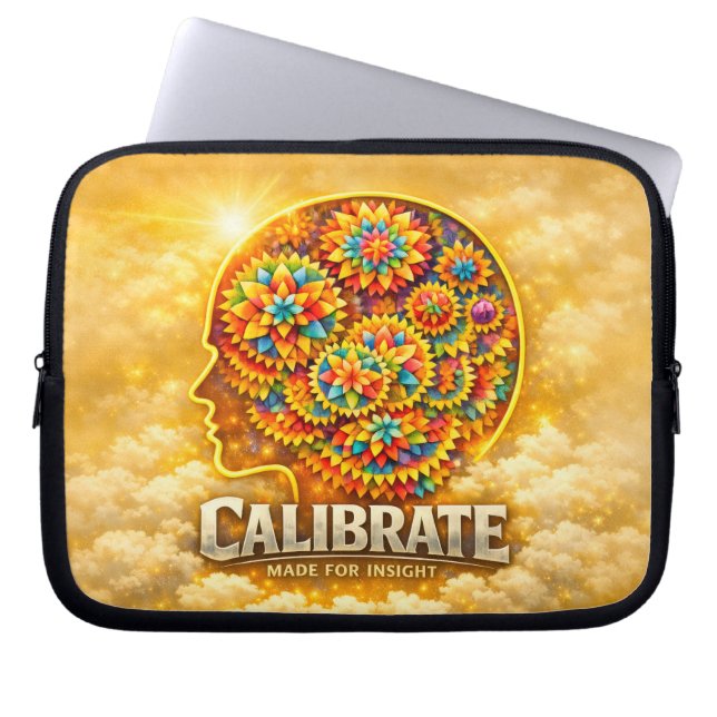 CalibrateMind Laptop-Hülle Laptopschutzhülle (Vorderseite)