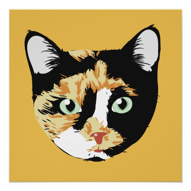 Calico Cat Bonita Poster (Vorderseite)