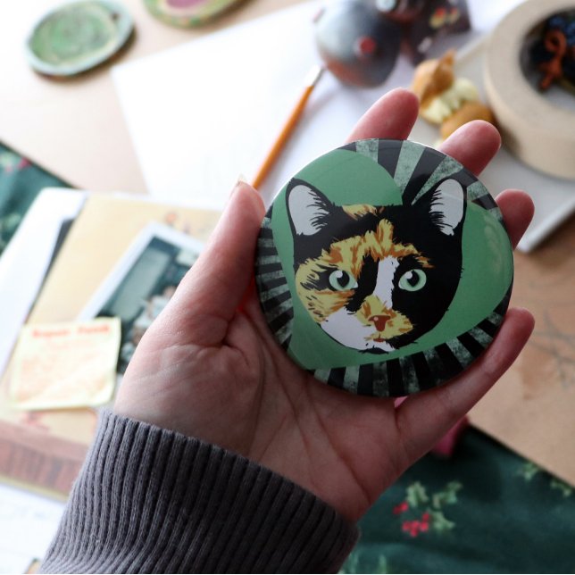 Calico Cat Button (Von Creator hochgeladen)