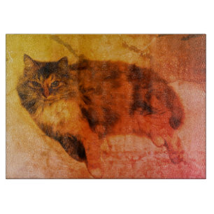 Calico Cat Cutting Board Schneidebrett