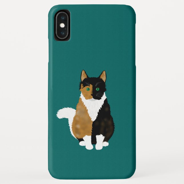 Calico Cat iPhone Case (Rückseite)