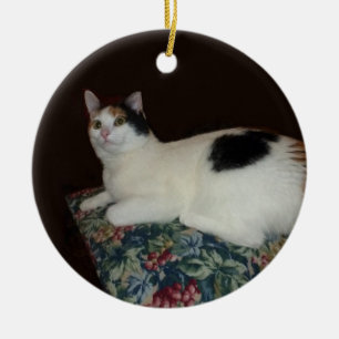 Calico Cat Keramikornament