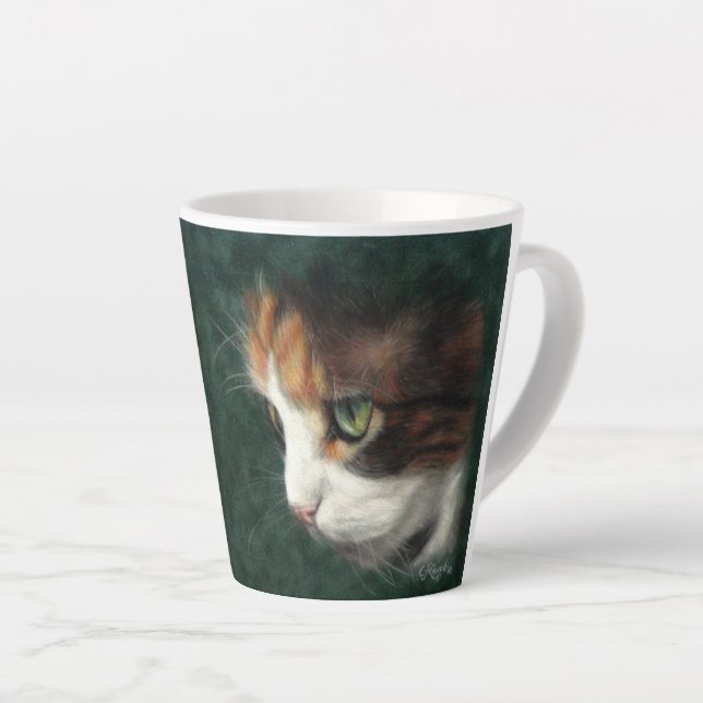 Calico Cat Kitten Milchtasse (Rechte Ecke)