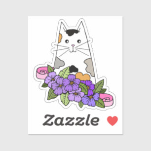 Calico Cat Laptop Aufkleber