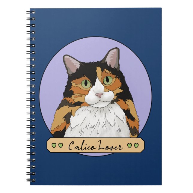 Calico Cat Lover Notizblock (Vorderseite)