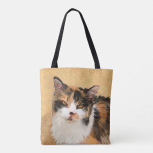 Calico Cat Malerei - Niedliche Originalkatzenart