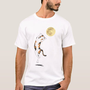 Calico Cat Moon Dancing T-Shirt