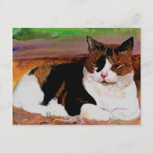 Calico Cat Postkarte