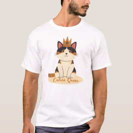 Calico Cat Queen T-Shirt