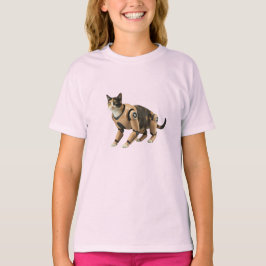 Calico Cat Robot T-Shirt