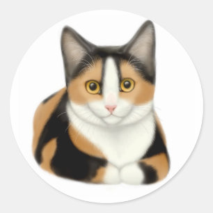 Calico Cat Sticker