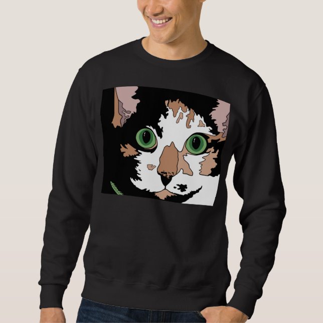 Calico Cat Sweatshirt (Vorderseite)