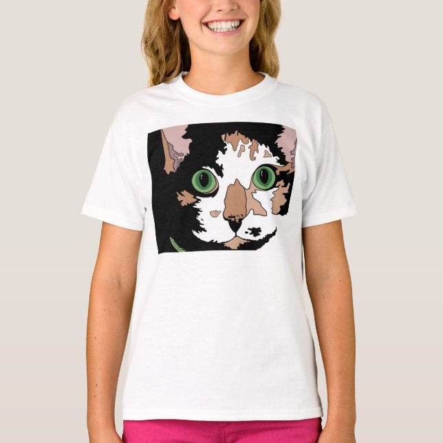 Calico Cat T - Shirt (Vorderseite)