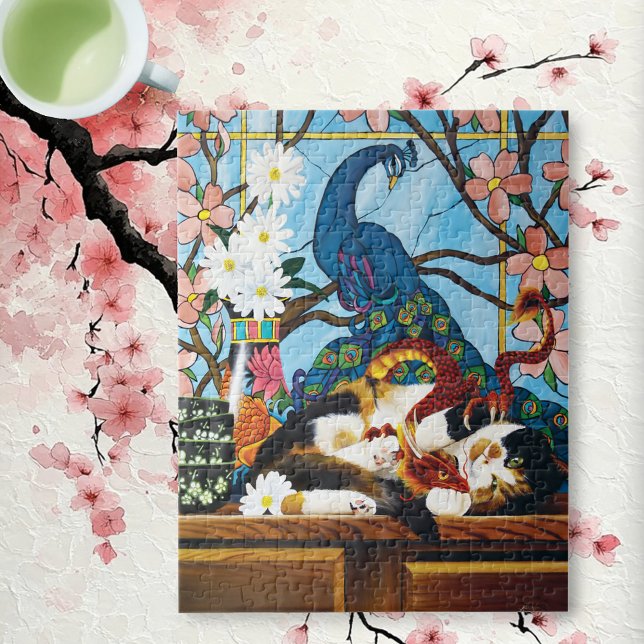 Calico Cat und Dragon Puzzle (Von Creator hochgeladen)