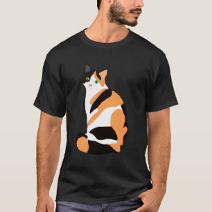 Calico Cat Zeichnend Calico Calico T-Shirt