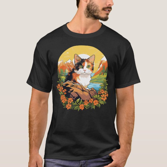 Calico Cats Calico Cat T-Shirt (Vorderseite)