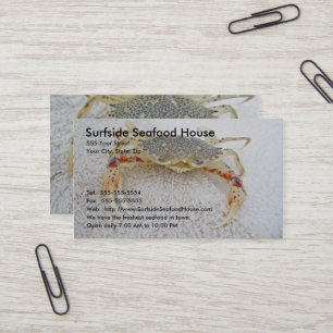 Calico Crab Business Card Visitenkarte