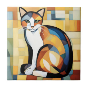 Calico Cubism A Feline Fliese