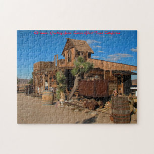 Calico Ghost Town California. Weihnachtsgrüße Puzzle