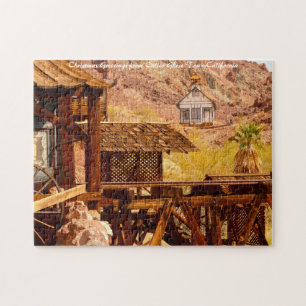 Calico Ghost Town Kalifornien. Weihnachtsgrüße Puzzle