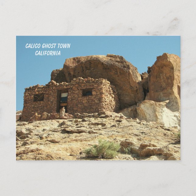 Calico Ghost Town Postcard! Postkarte (Vorderseite)