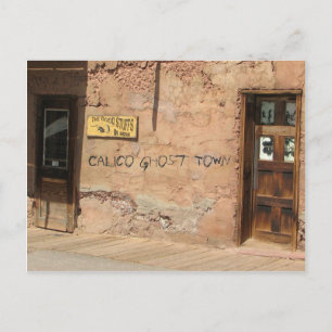 Calico Ghost Town Postkarte! Postkarte