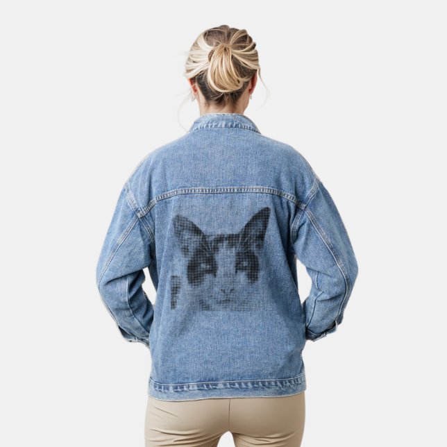 Calico Halftone Muse Jeansjacke (Modell)