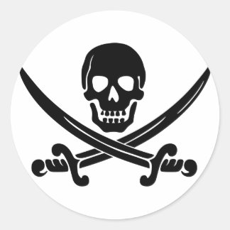 Calico Jack Skull & Schwerter Sticker