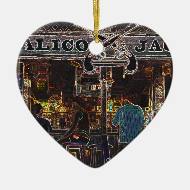 Calico Jacks Grand Cayman Island Keramikornament (Vorne)