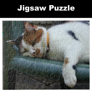 Calico Katze schläft Puzzle