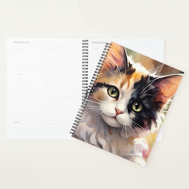 Calico Katze und Schmetterlinge im Frühlingspark Planer (Anzeige)
