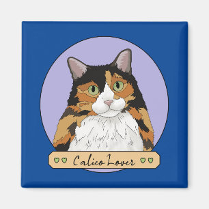 Calico-Katzenliebhaber Magnet