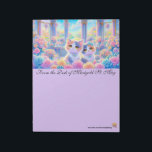 Calico Kitten Paper Notizblock<br><div class="desc">Rococo Impressionism Kawaii Rainbows: "There's a lot going on here." Palais de Marigold St. May creates unique stationery for those that love all things cute, Kawaii, floral, and colorful. Note that the designs are created for the large notepad or stationery sheets. If you would like a different size notepad, stationery,...</div>