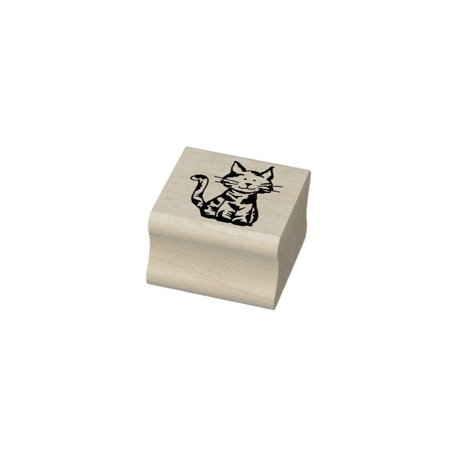 Calico Kitty Cat Gummistempel (Stempel)