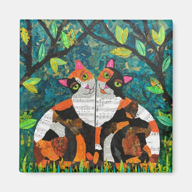 Calico Liebe Magnet (Vorne)