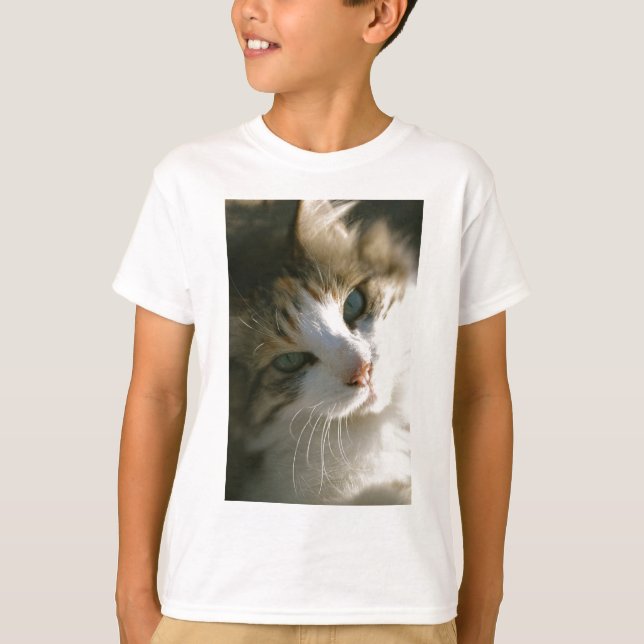 Calico Tiger Cat T-Shirt (Vorderseite)