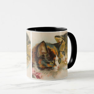 Calico- und Tabby-Kätzchen• H. Maguire • Tasse