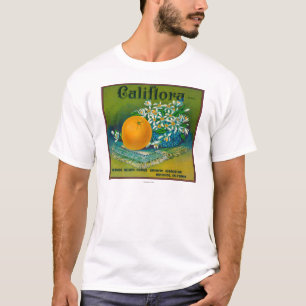Califlora orange LabelRiverside, CA T-Shirt